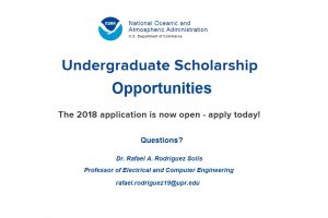 NOAA Scholarships